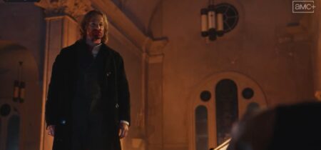 Entrevista com o Vampiro: Primeiro look de Lestat e Louis é revelado Teaser mostra primeira cena de Entrevista com o Vampiro (Reprodução/AMC)