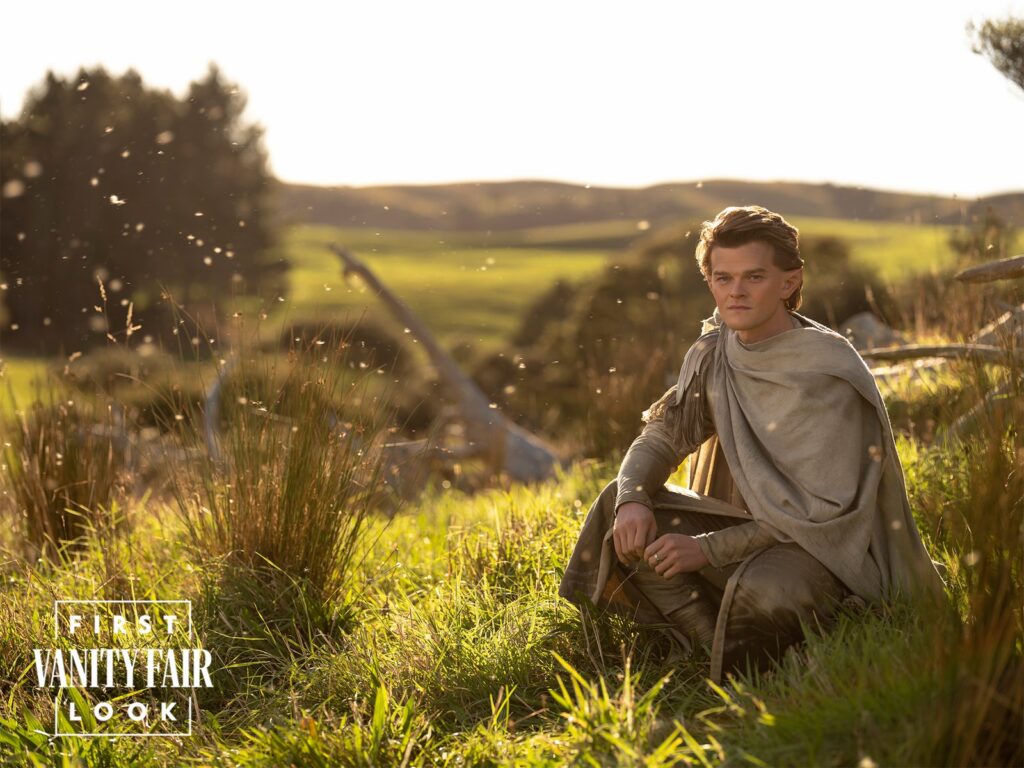 Elrond (Robert Aramayo) em The Rings of Power (Divulgação / Amazon)