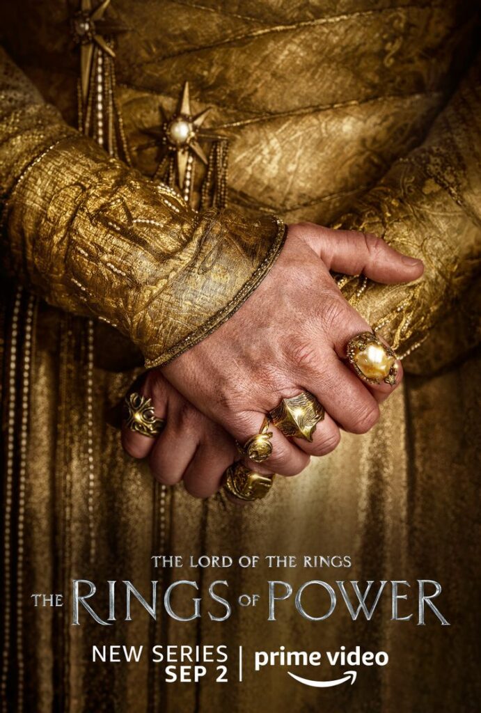 Prime Video divulga pôsteres diferentões de nova série O Senhor dos Anéis 12 Pôster de O Senhor dos Anéis: Os Anéis de Poder (Divulgação/ Amazon Prime Video)