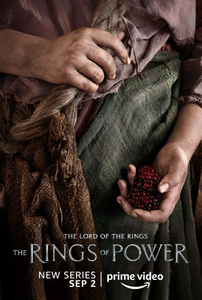 Prime Video divulga pôsteres diferentões de nova série O Senhor dos Anéis 3 Pôster de O Senhor dos Anéis: Os Anéis de Poder (Divulgação/ Amazon Prime Video)