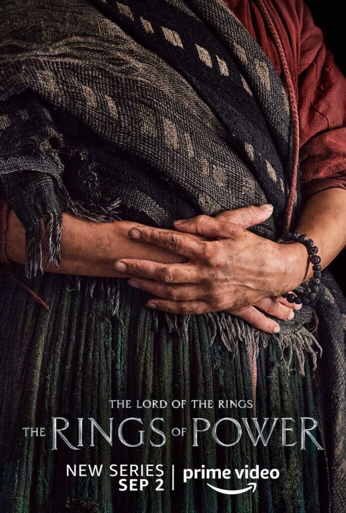 Prime Video divulga pôsteres diferentões de nova série O Senhor dos Anéis 4 Pôster de O Senhor dos Anéis: Os Anéis de Poder (Divulgação/ Amazon Prime Video)
