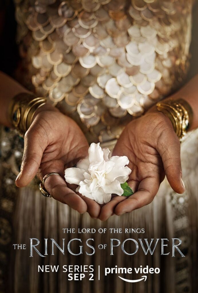 Prime Video divulga pôsteres diferentões de nova série O Senhor dos Anéis 6 Pôster de O Senhor dos Anéis: Os Anéis de Poder (Divulgação/ Amazon Prime Video)