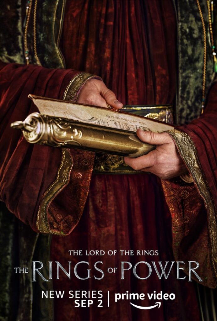 Prime Video divulga pôsteres diferentões de nova série O Senhor dos Anéis 14 Pôster de O Senhor dos Anéis: Os Anéis de Poder (Divulgação/ Amazon Prime Video)