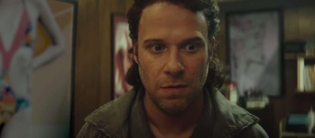 Rand (Seth Rogen) em Pam & Tommy