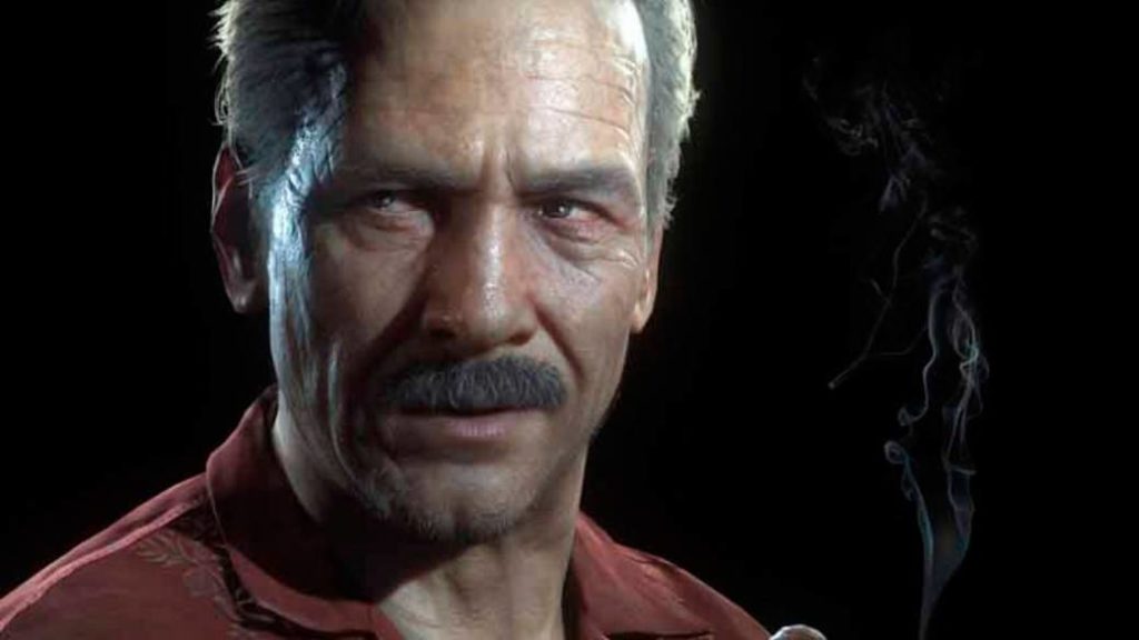Versão de Sully dos games tinha um bigode (Reprodução/Sony)