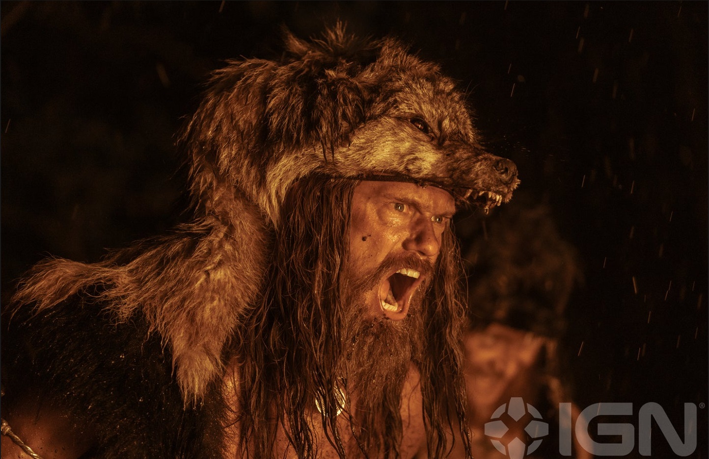 Alexander Skarsgård como Amleth em O Homem do Norte (Divulgação)