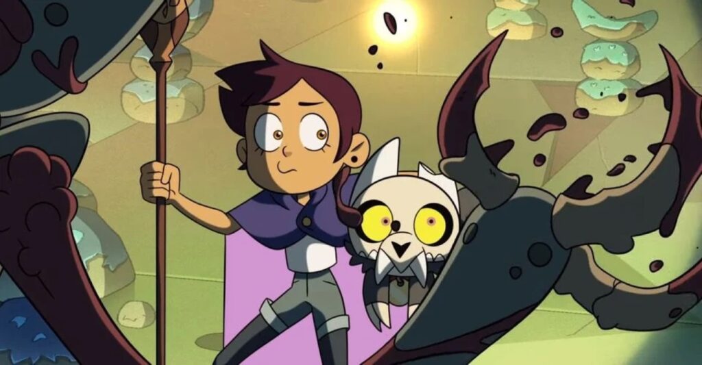 Disney divulga sinopse de episódios da temporada 2B de A Casa Coruja Luz e King em A Casa Coruja (Reprodução / Disney)