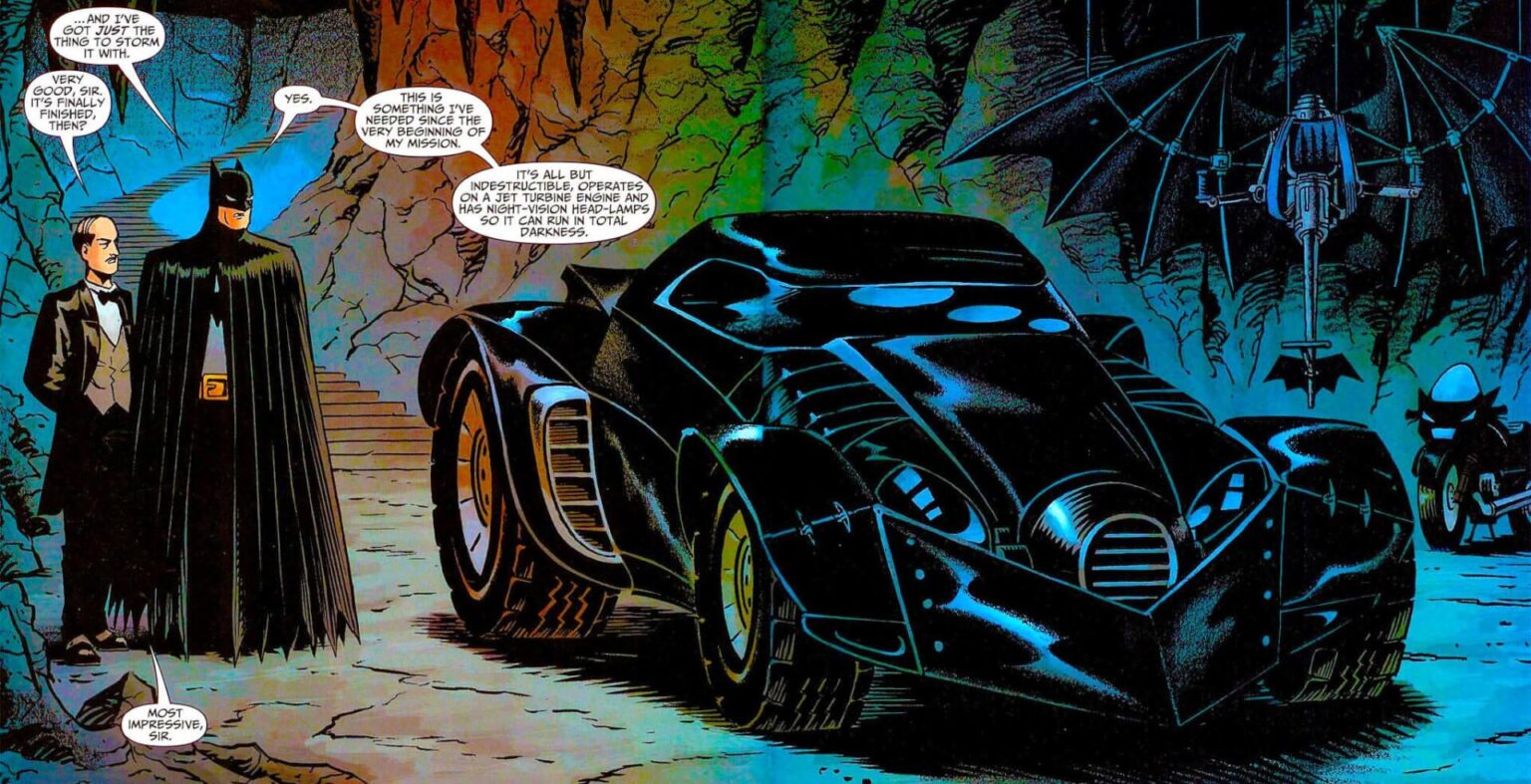 Amado pelos fãs, conheça a história do Batmóvel Batman e Batmovel nos quadrinhos Reproducao