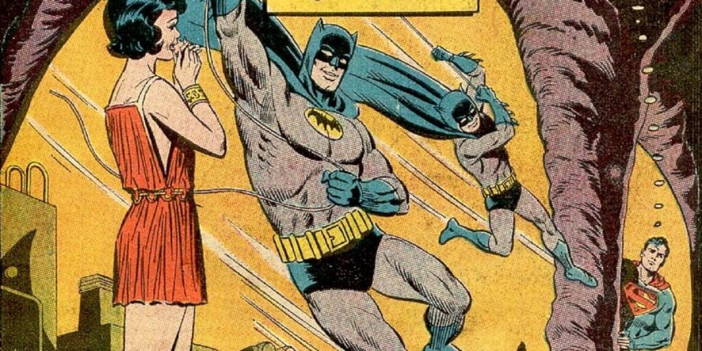 Batman e Lois Lane nos quadrinhos (Reproduçao)