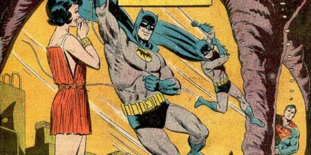 Batman e Lois Lane nos quadrinhos (Reproduçao)