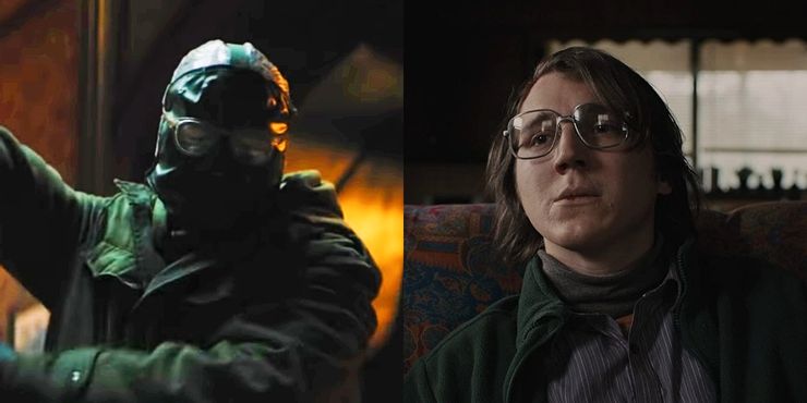 Charada Paul Dano em Batman e Alex Jones Paul Dano em Os Suspeitos Montagem Reproducao
