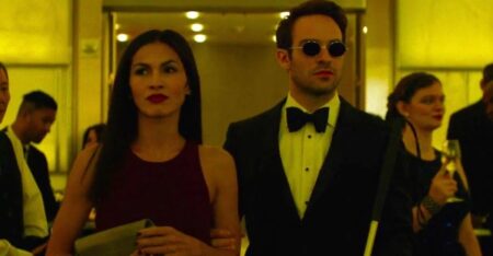 Elektra e Matt em Demolidor (Reprodução)