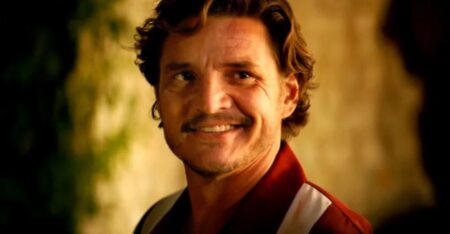 Pedro Pascal como Javi em O Peso do Talento (Reprodução)