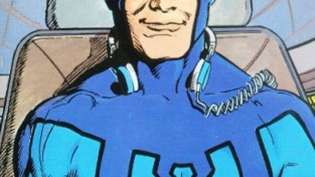 Ted Kord Besouro Azul nos quadrinhos Reproducao