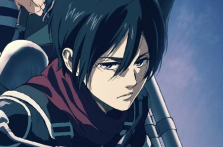 Mikasa em Attack on Titan (Shingeki no Kyojin) (Reprodução)