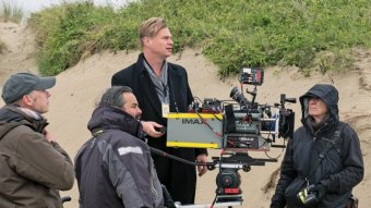 Christopher Nolan nos bastidores de Dunkirk (Reprodução)