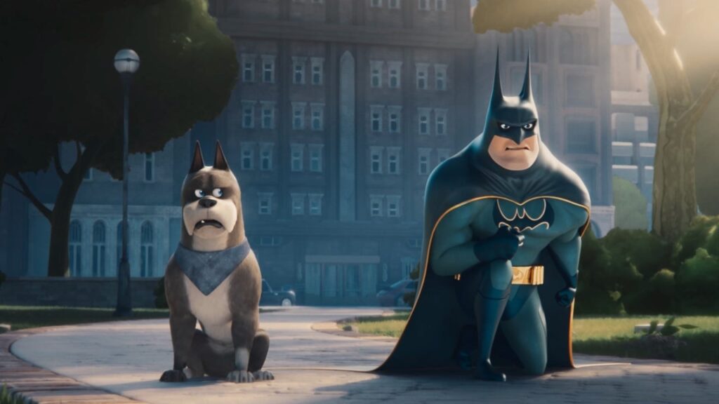 Ace e Batman em DC Liga dos Superpets (Reprodução / DC)