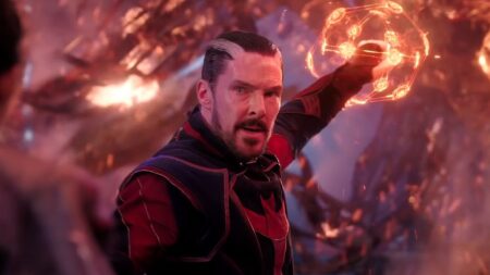 Stephen Strange (Benedict Cumberbatch) em Doutor Estranho no Multiverso da Loucura (Reprodução/ Marvel)