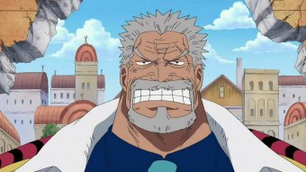 Garp em One Piece (Reprodução / Toei Animation)