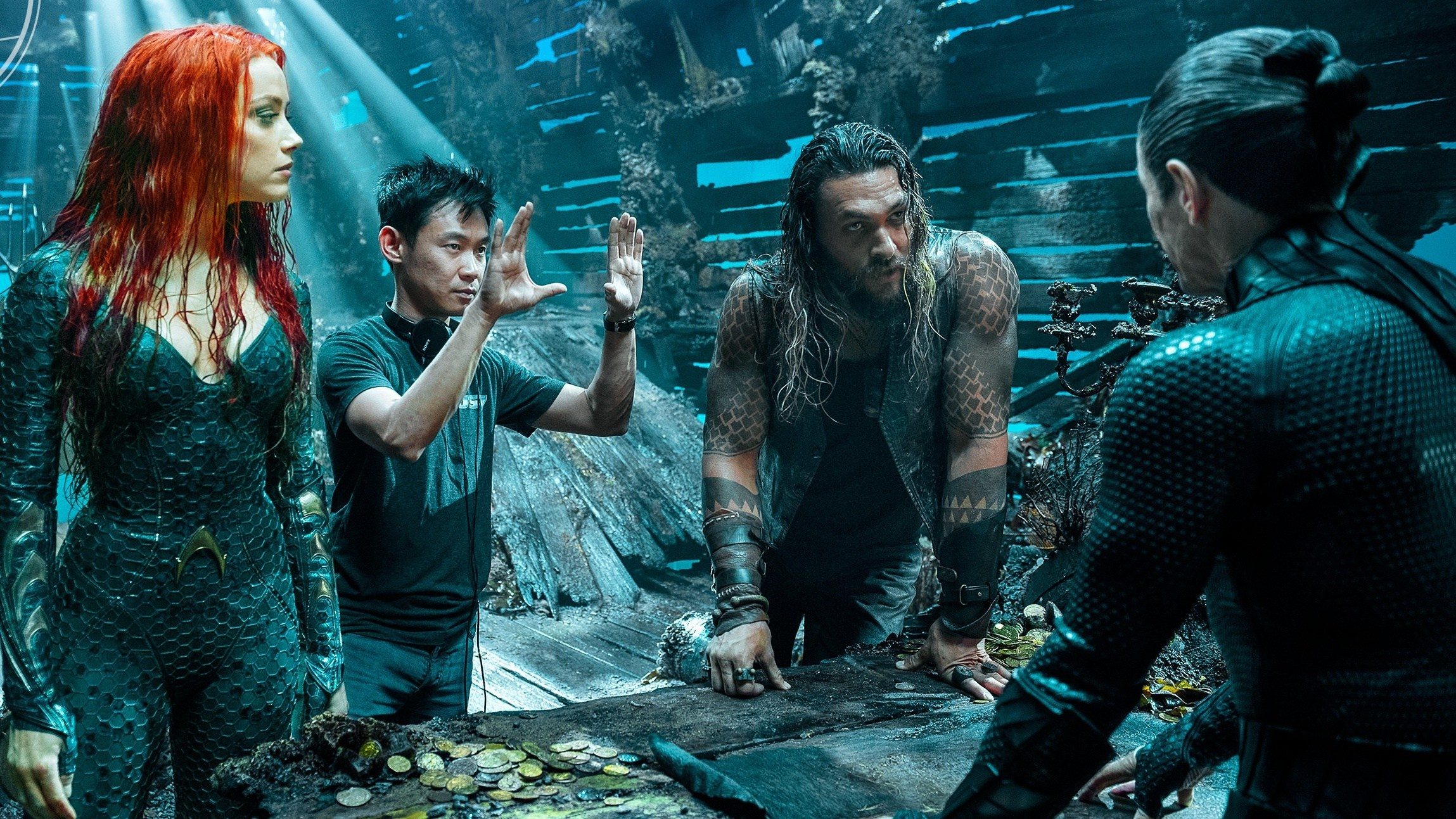 James Wan dirige Jason Momoa, Amber Heard e Willem Dafoe em Aquaman