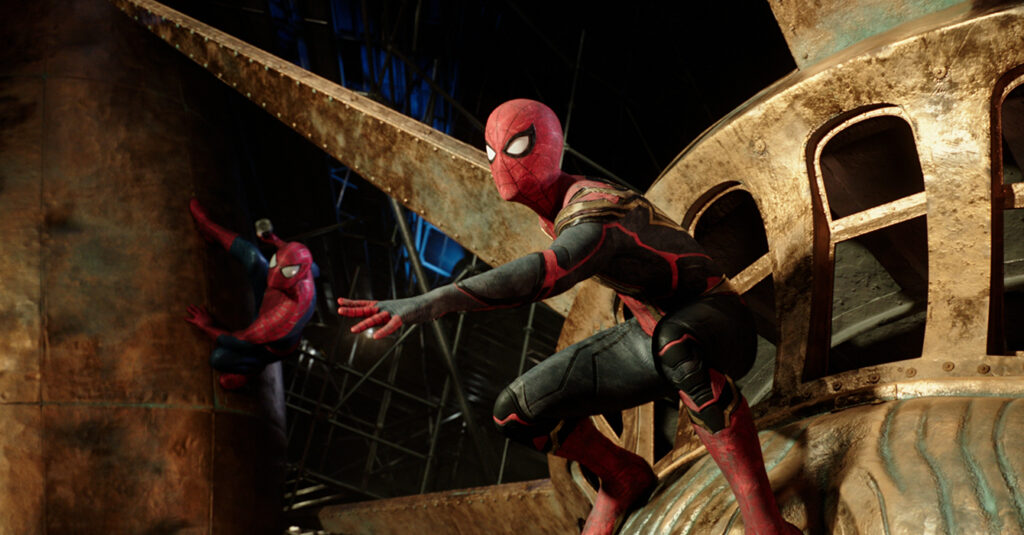 Tom Holland como Peter Parker em Homem-Aranha: Sem Volta Para Casa