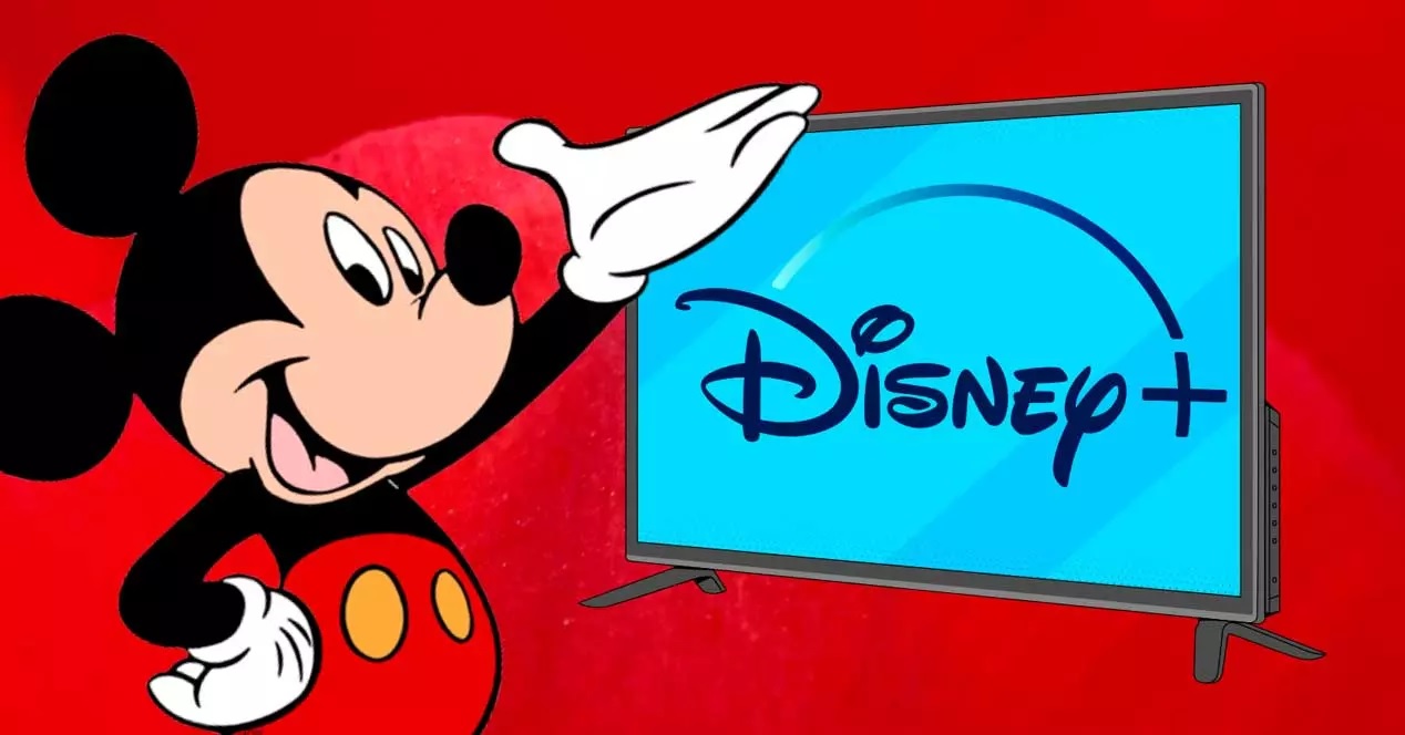Mickey apresentando o Disney+