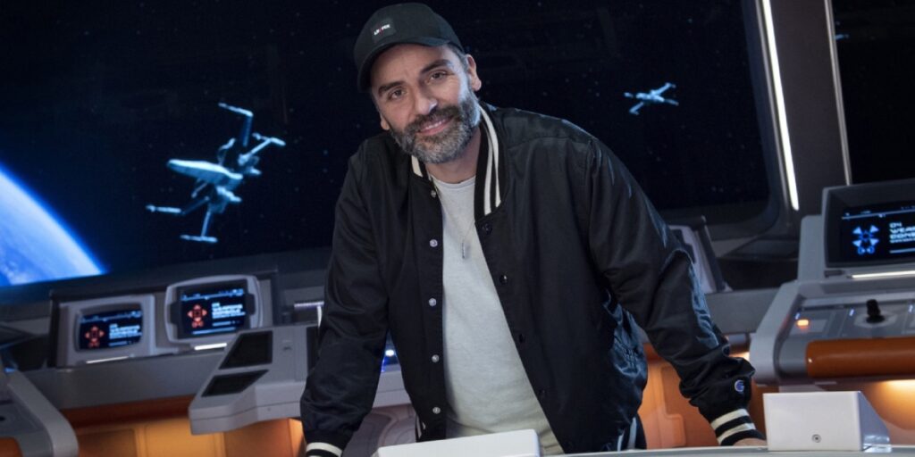 Oscar Isaac no hotel Galactic Starcruiser (Reprodução)