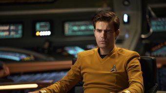 Paul Wesley como James T. Kirk em Star Trek: Strange New Worlds (Divulgação / Paramount+)