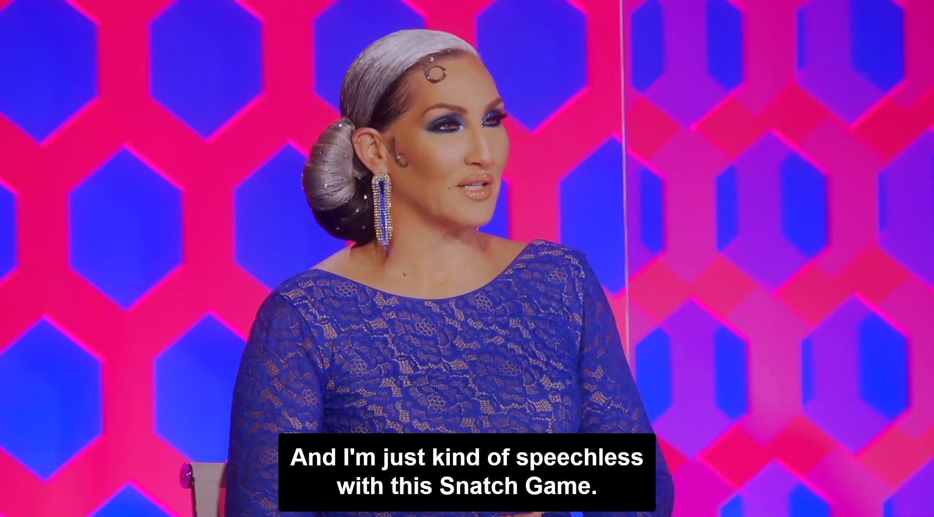 Drag Race | Desastre sem igual em episódio traz mais um twist 2 Michelle Visage ficou confusa com performance das participantes no Snatch Game da 14ª temporada de RuPaul's Drag Race (Reprodução)