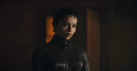 Zoë Kravitz como Mulher-Gato em Batman (Reprodução / DC)