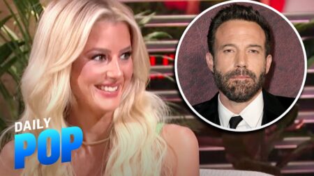 Emma Hernan esclarece mal-entendido sobre ter ficado com Ben Affleck em aplicativo de namoro para milionários Emma Hernan e Ben Affleck Reproducao YouTube 1