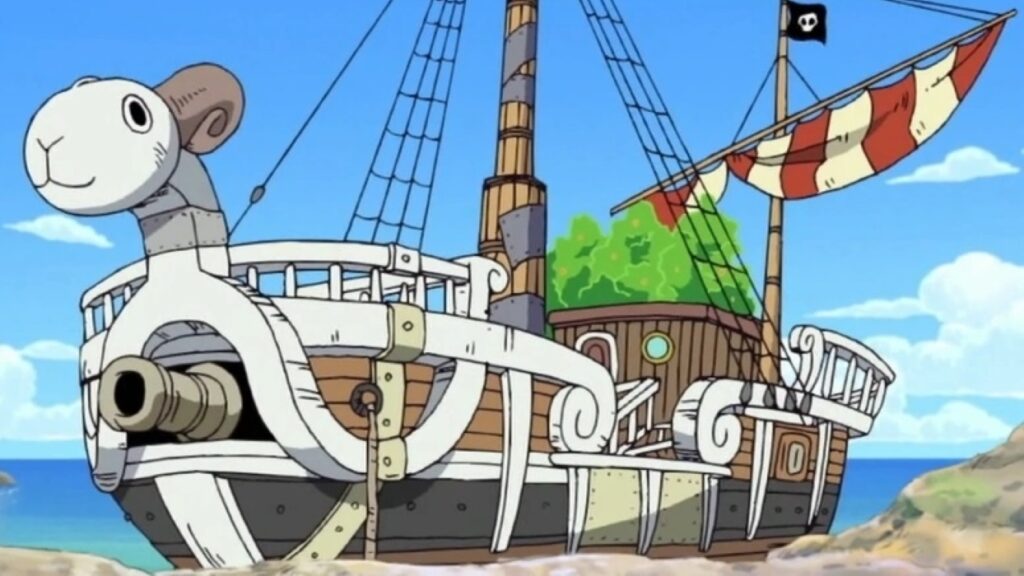 Imagem pode ter revelado Going Merry do live-action de One Piece Going Merry em One Piece (Reprodução)