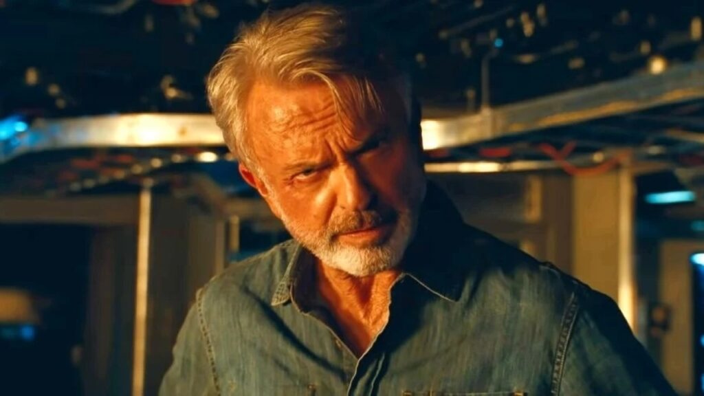 Sam Neill divulga “crime” de Taika Waititi em seu pomar de uvas Jurassic World Dominion Trailer 2 Sam Neill