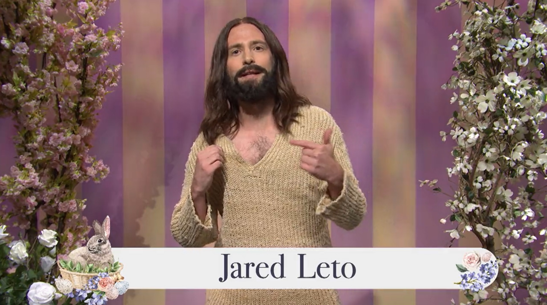 Kyle Mooney fez satira de Jared Leto em Saturday Night Live Reproducao Twitter 1