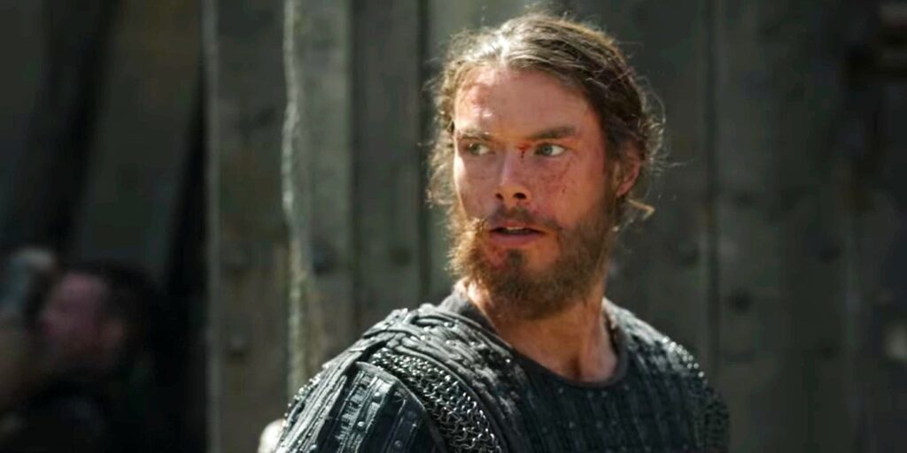 Leif Erikson Sam Corlett em Vikings Valhalla Reproducao