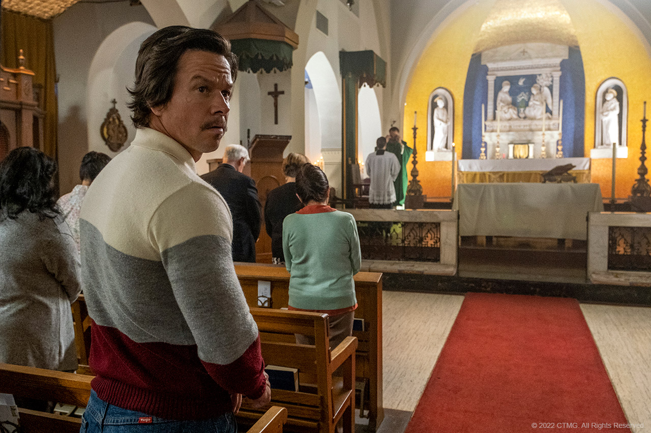 Mark Wahlberg como Stuart Long em Luta Pela Fé - A história do Padre Stu