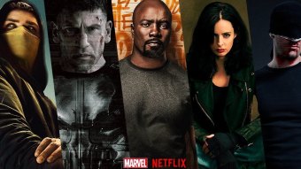 Séries Marvel/Netflix em montagem