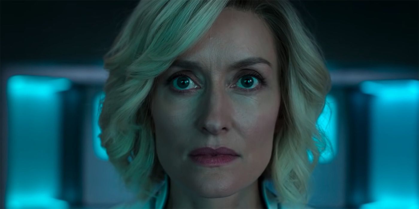 Estrelas de Halo revelam suas expectativas em relação aos fãs dos jogos 2 Natascha McElhone e Dra. Catherine Halsey em Halo Reproducao Youtube