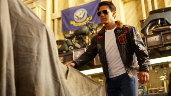 Tom Cruise em Top Gun: Maverick (Reprodução)