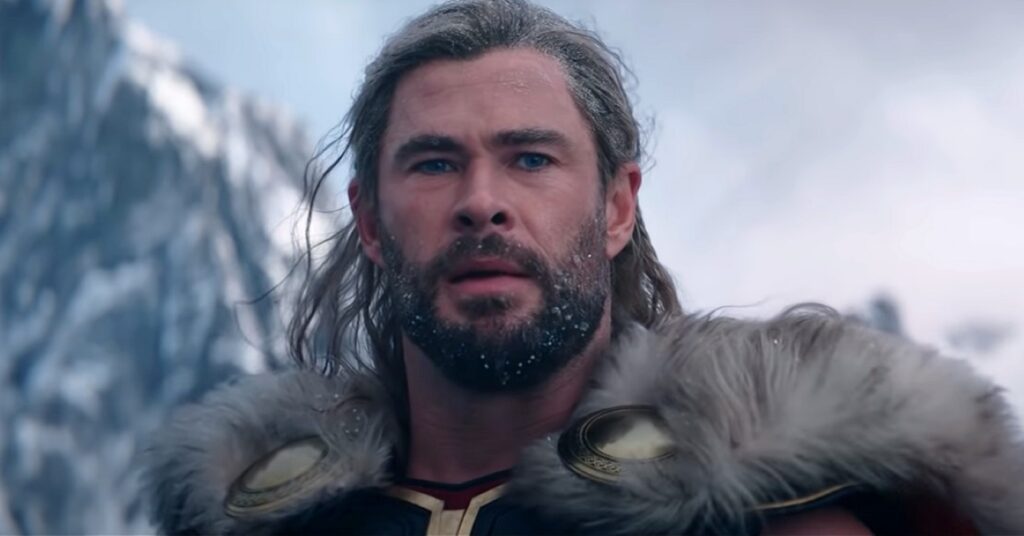 Thor: Amor e Trovão | Trailer pode ter revelado mais do que você imagina Chris Hemsworth em Thor: Amor e Trovão (Reprodução / Marvel)