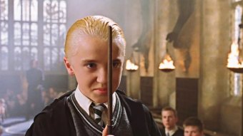 Tom Felton como Draco Malfoy na franquia Harry Potter (Reprodução / Warner Bros.)
