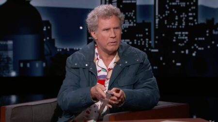 Will Ferrell no Jimmy Kimmel Live! (Reprodução)