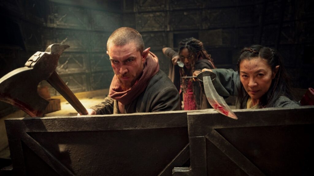 The Witcher: Blood Origin deve chegar até o Natal Cena de The Witcher: Blood Origin (Reprodução / Netflix)