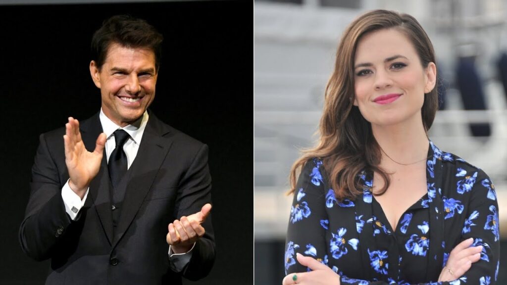 Tom Cruise e atriz da Marvel podem ter reatado o namoro Tom Cruise e Hayley Atwell Reproducao YouTube