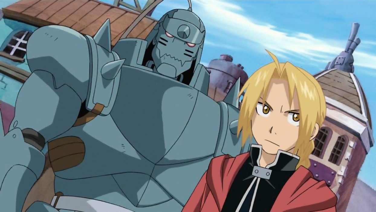 Alphonse e Edward em Fullmetal Alchemist (Reprodução)