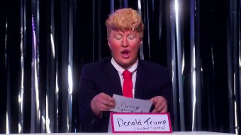 The Vivienne é Donald Trump em episódio de RuPaul's Drag Race UK (Reprodução)