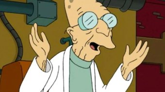 Professor Hubert Farnsworth em Futurama (Reprodução)