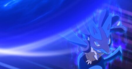 Lucario em Pokémon (Reprodução)