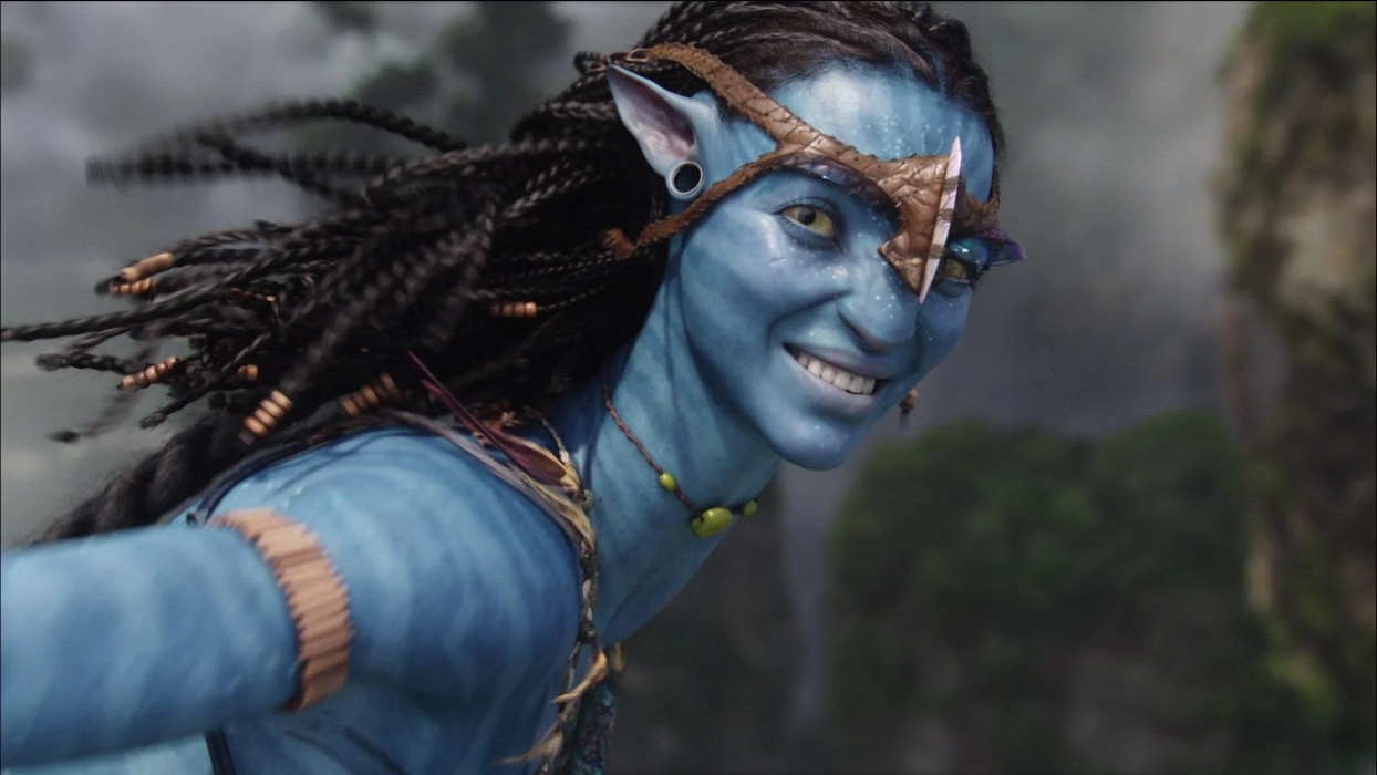 Neytiri (Zoë Saldaña) in Avatar (Playback)