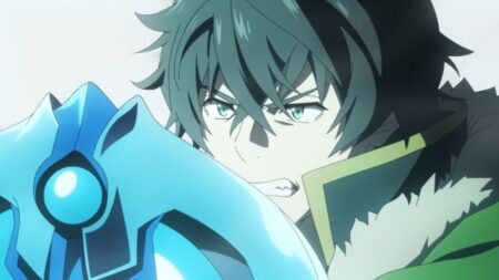 Iwatani Naofumi em The Rising of the Shield Hero (Reprodução)